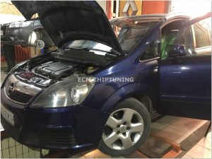 удаление катализатора Opel Zafira