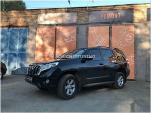 Toyota Prado 150 2.8D удаление отключение катализатора чип-тюнинг