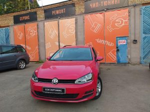 чип-тюнинг Golf 7 2.0TDI удаление отключение катализатора и сажевого фильтра Adblue в Днепре